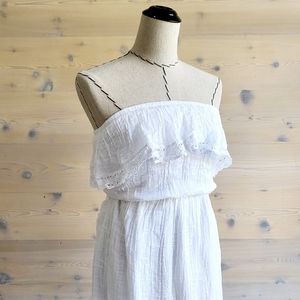 Old Navy Fully Lined, Gauze Strapless Maxi Dress, S Tall, NWT